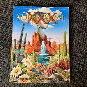 1996 Super Bowl Program cowboys Steelers